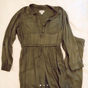 Old Navy Olive Green Jumpsuit